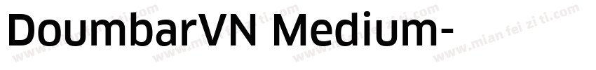 DoumbarVN Medium字体转换